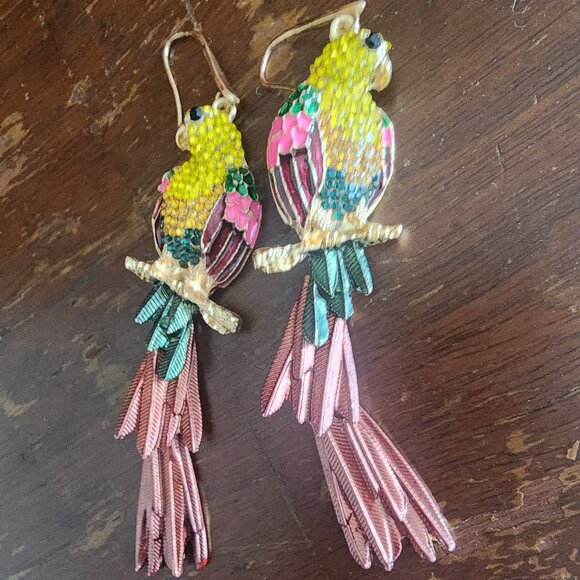 Parrot earings - Picture 5 of 7